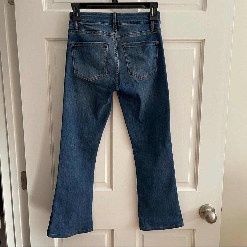 Frame Denim Le Crop Mini Boot flare Jeans Women’s Size 25 - Picture 5 of 13